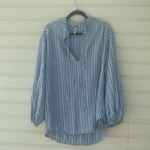 Free People Rhythm of the Night Tunic Blouse